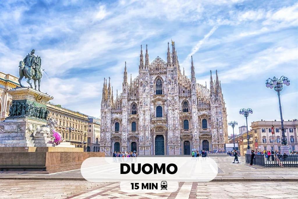 Bright & Modern 2 Min Metro 20Min Niguarda H Apartment Milan Bagian luar foto